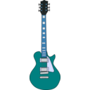 download Gibson Les Paul clipart image with 180 hue color