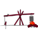 download Campfires And Cooking Cranes clipart image with 315 hue color