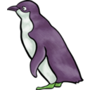 download The Lca2010 Penguin Blu clipart image with 90 hue color