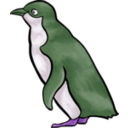 download The Lca2010 Penguin Blu clipart image with 270 hue color
