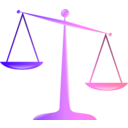 download Scales Of Justice Colored Glassy Effect Derivative clipart image with 45 hue color