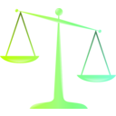 download Scales Of Justice Colored Glassy Effect Derivative clipart image with 225 hue color