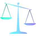 download Scales Of Justice Colored Glassy Effect Derivative clipart image with 315 hue color