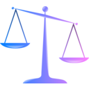 download Scales Of Justice Colored Glassy Effect Derivative clipart image with 0 hue color