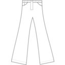 download Pants clipart image with 135 hue color