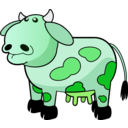 download Colour Cow 2 clipart image with 90 hue color