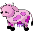 download Colour Cow 2 clipart image with 270 hue color