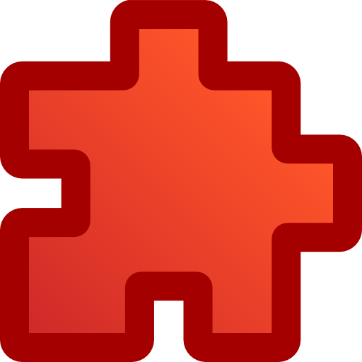 Icon Puzzle Red