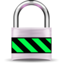 download Secure Padlock Silver Light clipart image with 90 hue color
