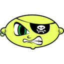 download Mean Pirate Kid clipart image with 45 hue color