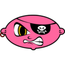 download Mean Pirate Kid clipart image with 315 hue color