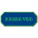 download Reserved Green clipart image with 90 hue color
