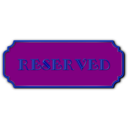download Reserved Green clipart image with 180 hue color