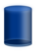 Blue Cylinder