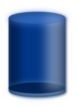 Blue Cylinder