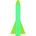download Rocket clipart image with 90 hue color
