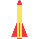 download Rocket clipart image with 0 hue color