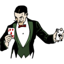 download Card Trick Colorized clipart image with 0 hue color
