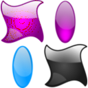 download Shapes2 clipart image with 180 hue color