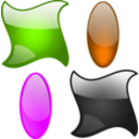 download Shapes2 clipart image with 270 hue color