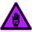 download Pd Issue Warning clipart image with 225 hue color