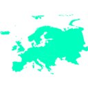 download European Continent clipart image with 45 hue color