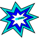 download Crash clipart image with 180 hue color