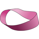 download Mobius Strip clipart image with 90 hue color
