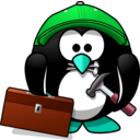 download Craftsman Penguin clipart image with 135 hue color
