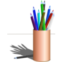 download Color Pencil clipart image with 180 hue color
