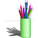 download Color Pencil clipart image with 270 hue color