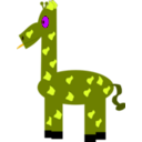 download Funny Giraffe clipart image with 45 hue color