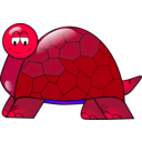 download Turtle clipart image with 225 hue color