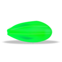 download Papaya clipart image with 90 hue color