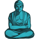 download Golden Buddha clipart image with 135 hue color