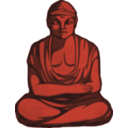 download Golden Buddha clipart image with 315 hue color