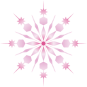 download Snowflake clipart image with 135 hue color