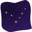 download Stars In The Night clipart image with 45 hue color