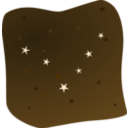 download Stars In The Night clipart image with 180 hue color