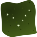 download Stars In The Night clipart image with 225 hue color