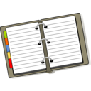 download Diary clipart image with 0 hue color