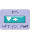 download Pay What You Want 3 clipart image with 180 hue color