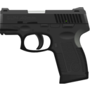 download Gun 40 clipart image with 90 hue color