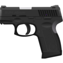 download Gun 40 clipart image with 270 hue color