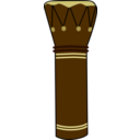 download African Drum clipart image with 0 hue color