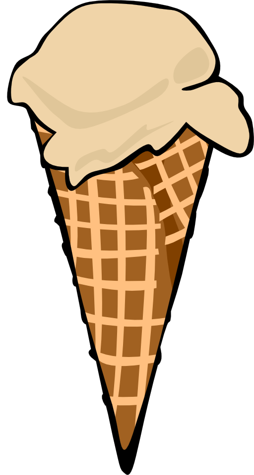 Fast Food Desserts Ice Cream Cones Waffle Single Clipart I2clipart Royalty Free Public Domain Clipart