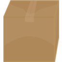 download Cardboard Box clipart image with 0 hue color