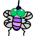 download Fly clipart image with 225 hue color