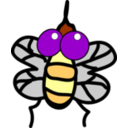 download Fly clipart image with 0 hue color