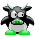 download Tux Vache V1 1 clipart image with 90 hue color